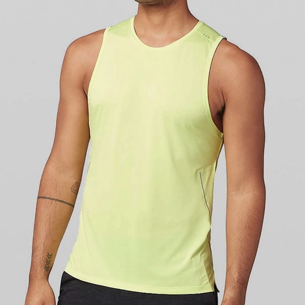 LULULEMON FAST AND FREE TANK - LEMON VIBE - Picture 1 of 2